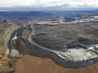 Aerial view, Kupol mine, Chukotka, Russia